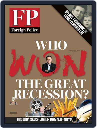 Foreign Policy October 15th, 2012 Digital Back Issue Cover