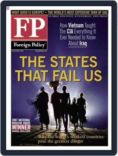 Foreign Policy June 18th, 2007 Digital Back Issue Cover