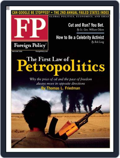 Foreign Policy April 19th, 2006 Digital Back Issue Cover