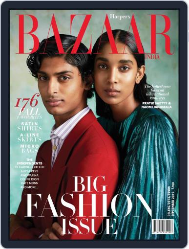 Harper's Bazaar India September 1st, 2019 Digital Back Issue Cover