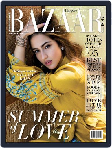 Harper's Bazaar India June 1st, 2019 Digital Back Issue Cover