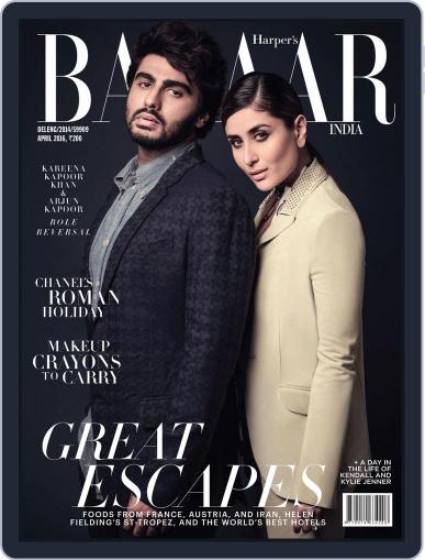 Harper's Bazaar India April 1st, 2016 Digital Back Issue Cover