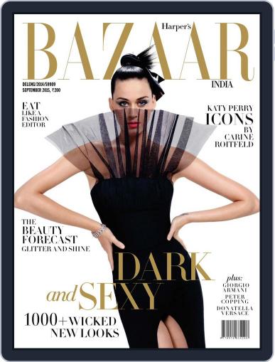 Harper's Bazaar India September 1st, 2015 Digital Back Issue Cover