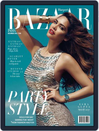 Harper's Bazaar India December 12th, 2014 Digital Back Issue Cover