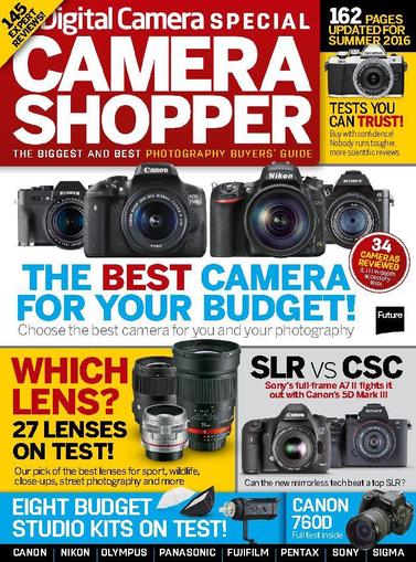 Camera Shopper Special June 1st, 2016 Digital Back Issue Cover