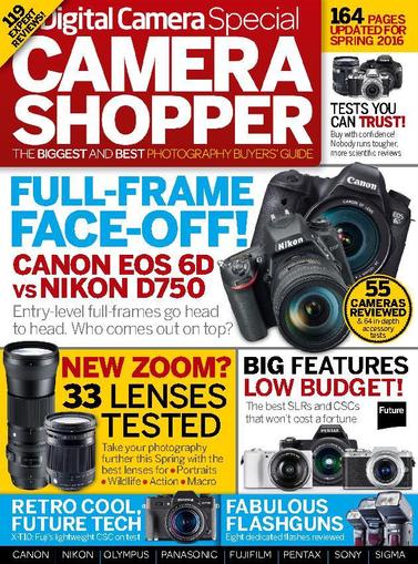Camera Shopper Special February 1st, 2016 Digital Back Issue Cover