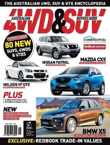 Australian 4WD & SUV Buyer's Guide August 6th, 2013 Digital Back Issue Cover