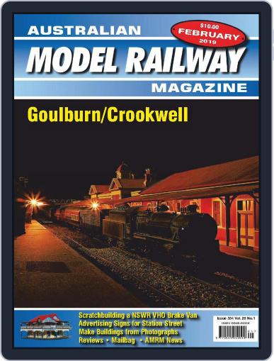 Australian Model Railway February 1st, 2019 Digital Back Issue Cover