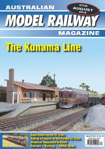 Australian Model Railway August 1st, 2016 Digital Back Issue Cover