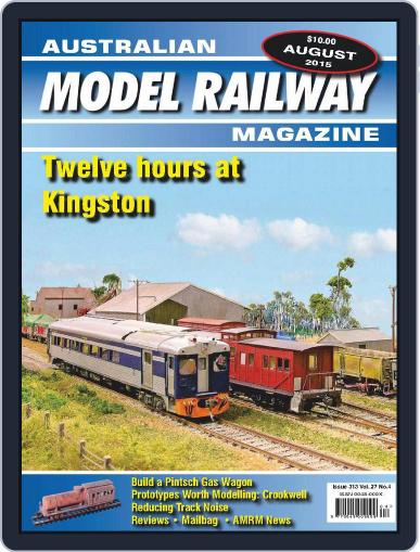 Australian Model Railway August 1st, 2015 Digital Back Issue Cover