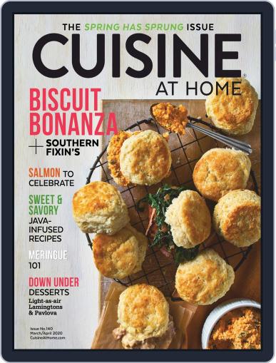 Cuisine at home March 1st, 2020 Digital Back Issue Cover