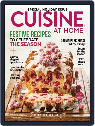Cuisine at home November 1st, 2019 Digital Back Issue Cover