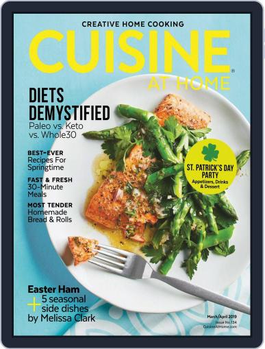 Cuisine at home March 1st, 2019 Digital Back Issue Cover