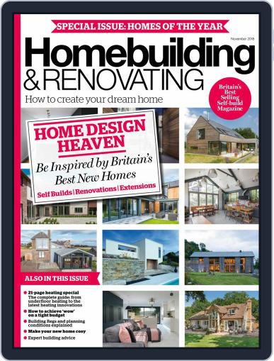 Homebuilding & Renovating November 1st, 2018 Digital Back Issue Cover