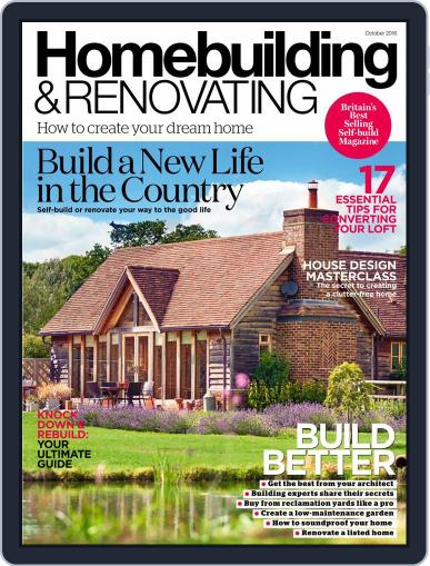 Homebuilding & Renovating October 1st, 2018 Digital Back Issue Cover