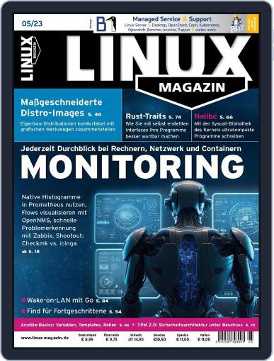 Linux Magazin germany April 6th, 2023 Digital Back Issue Cover
