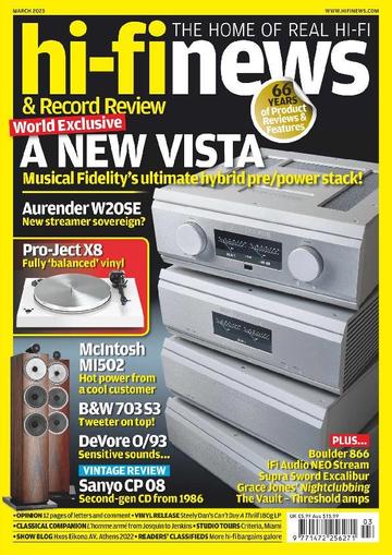 Hi Fi News March 1st, 2023 Digital Back Issue Cover