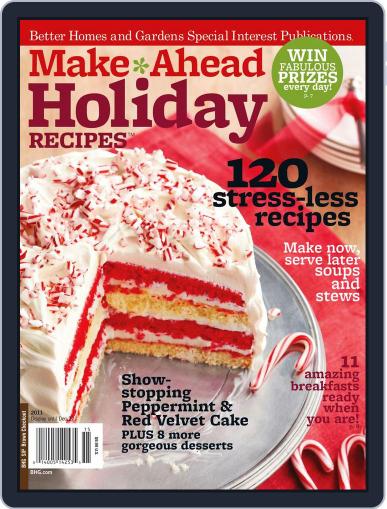 Make-Ahead Holiday Recipes Digital Back Issue Cover