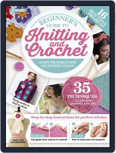 Beginner's Guide to Knitting and Crochet Digital Back Issue Cover