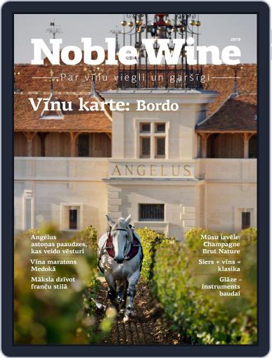 Noble Wine Žurnāls Digital Back Issue Cover