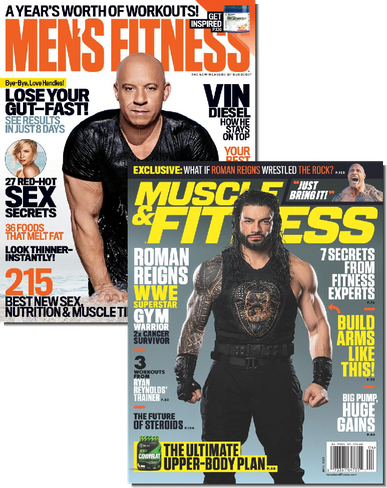 Men's Fitness & Muscle & Fitness Bundle