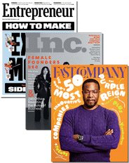 Inc, Entrepreneur & Fast Company Bundle Subscription