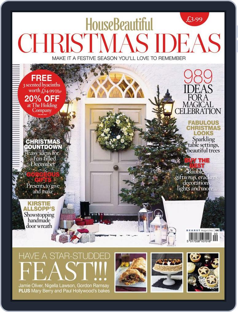 House Beautiful Christmas Ideas Magazine Digital Discountmags Com