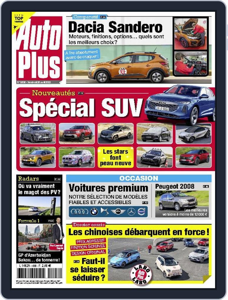 Auto Plus France No. 1808 (Digital) - DiscountMags.ca