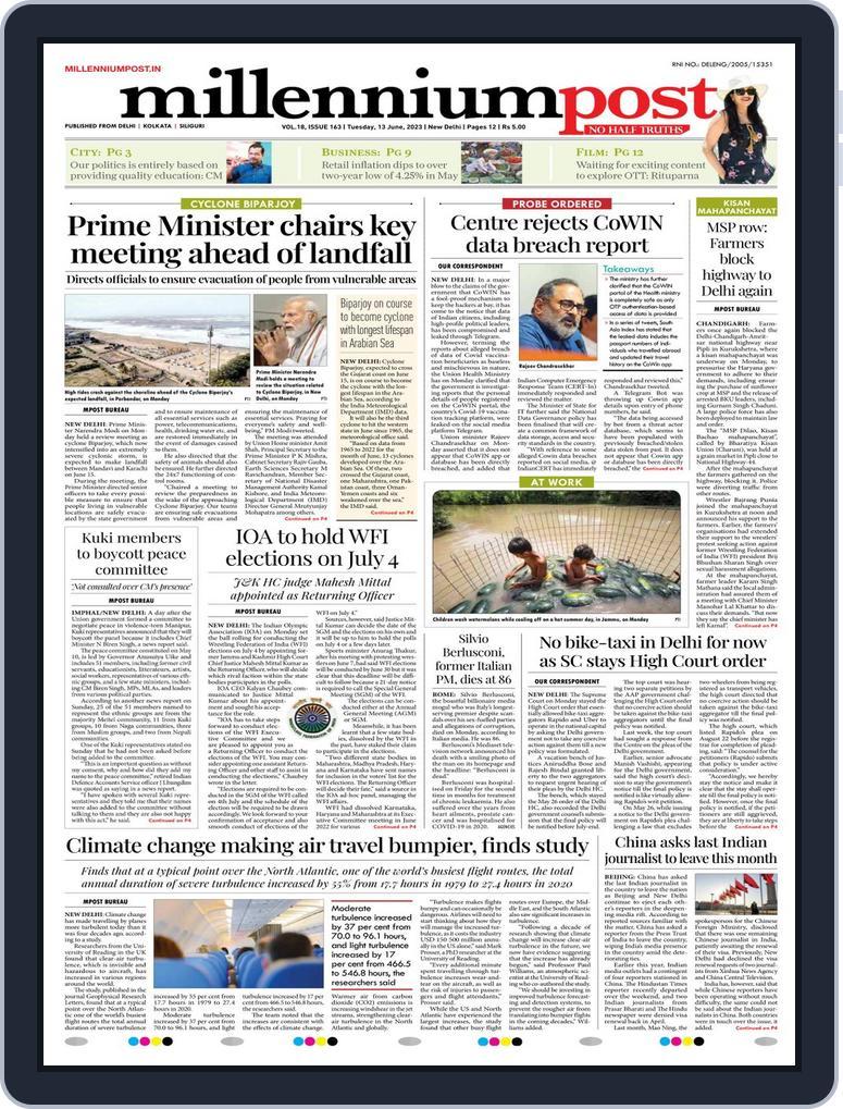 Millennium Post Delhi June 13, 2023 (Digital) - DiscountMags.com