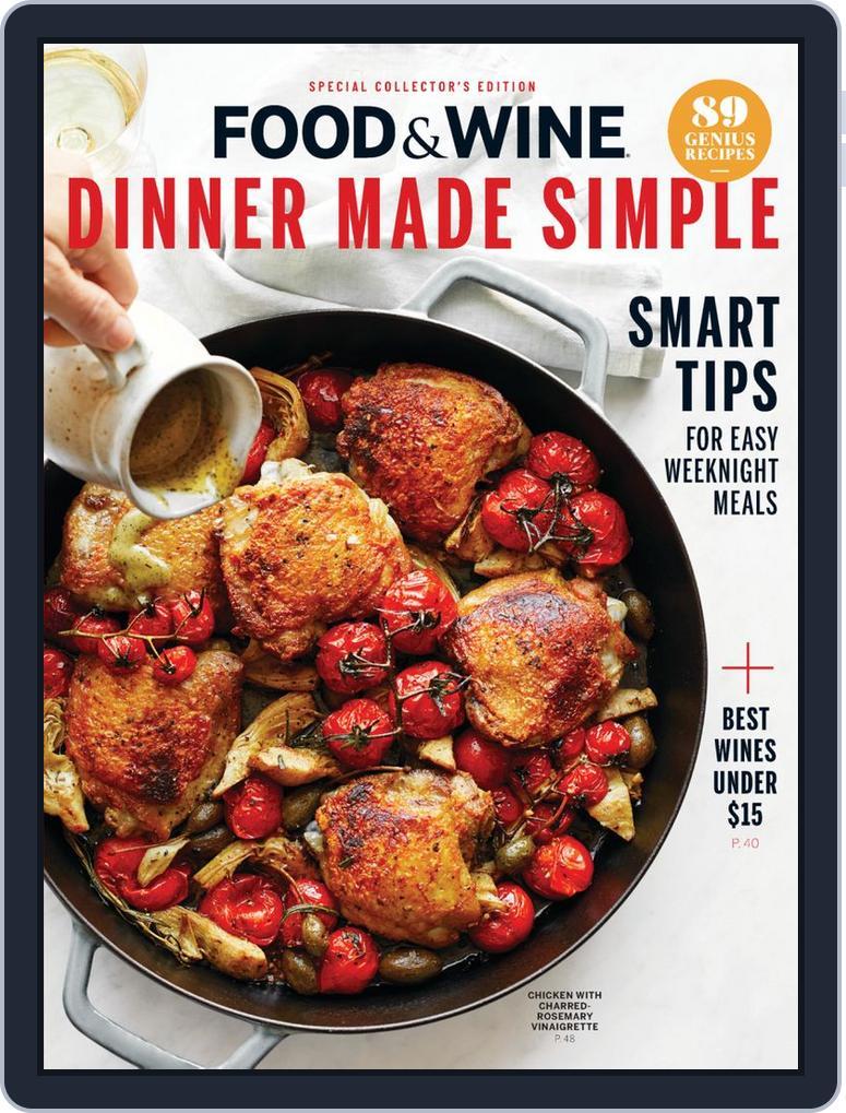 Food & Wine Dinner Made Simple Magazine (Digital) - DiscountMags.com