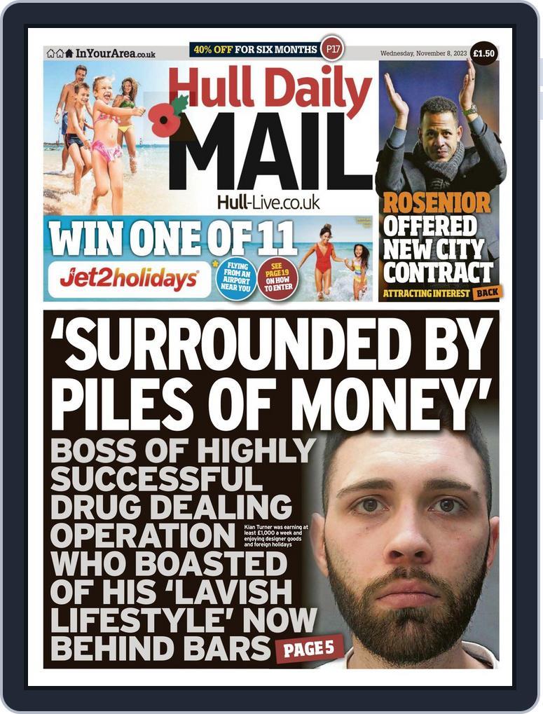Hull Daily Mail November 08, 2023 (Digital) - DiscountMags.ca