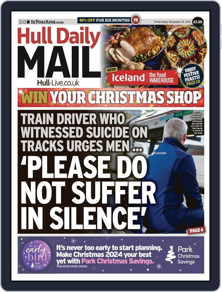 Hull Daily Mail November 15, 2023 (Digital) - DiscountMags.ca