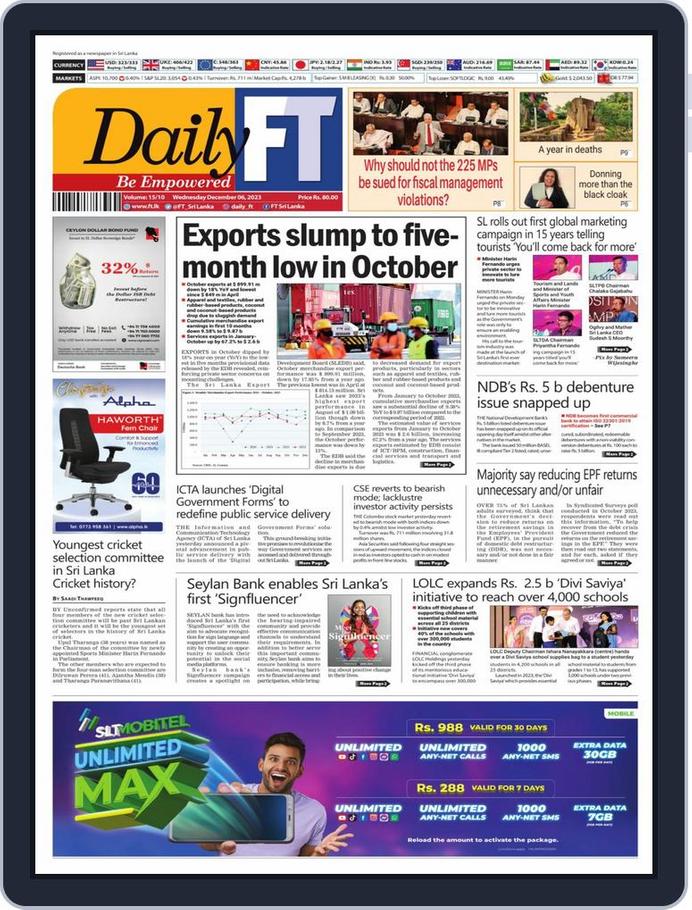 Daily Ft Epaper Daily Ft December 06, 2023 (Digital) - DiscountMags.com