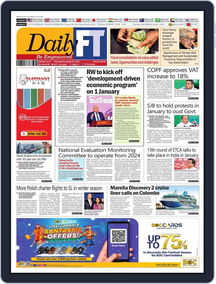 Daily Ft Epaper Daily Ft December 07, 2023 (Digital) - DiscountMags.com