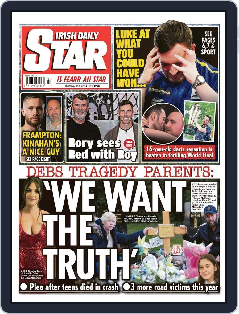 Irish Daily Star January 04, 2024 (Digital) - DiscountMags.com