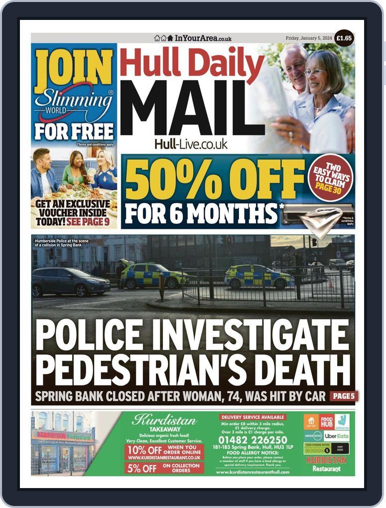 Hull Daily Mail January 05, 2024 (Digital) - DiscountMags.com
