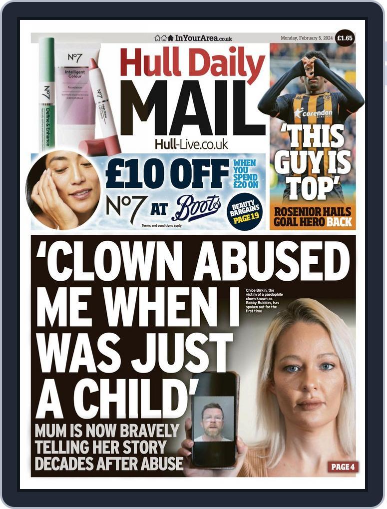 Hull Daily Mail February 05, 2024 (Digital) - DiscountMags.com