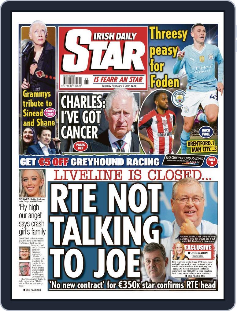 Irish Daily Star February 06, 2024 (Digital) - DiscountMags.com