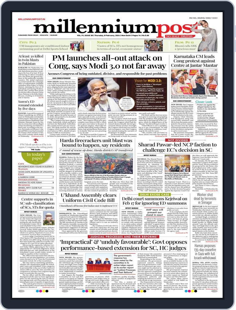 Millennium Post Delhi February 08, 2024 (Digital) - DiscountMags.ca