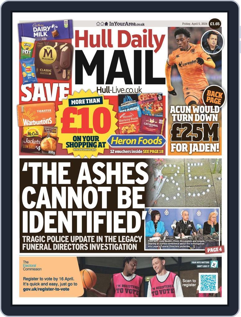 Hull Daily Mail April 05, 2024 (Digital) - DiscountMags.com
