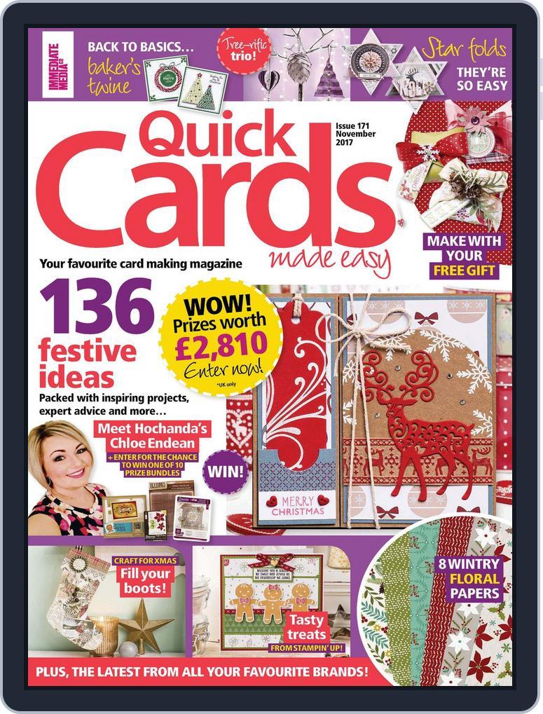 Quick Cards made Easy November 2017 (Digital) - DiscountMags.com ...