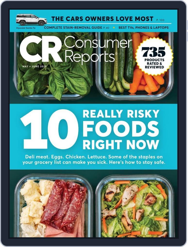 Consumer Reports Back Issues - Digital - DiscountMags.com