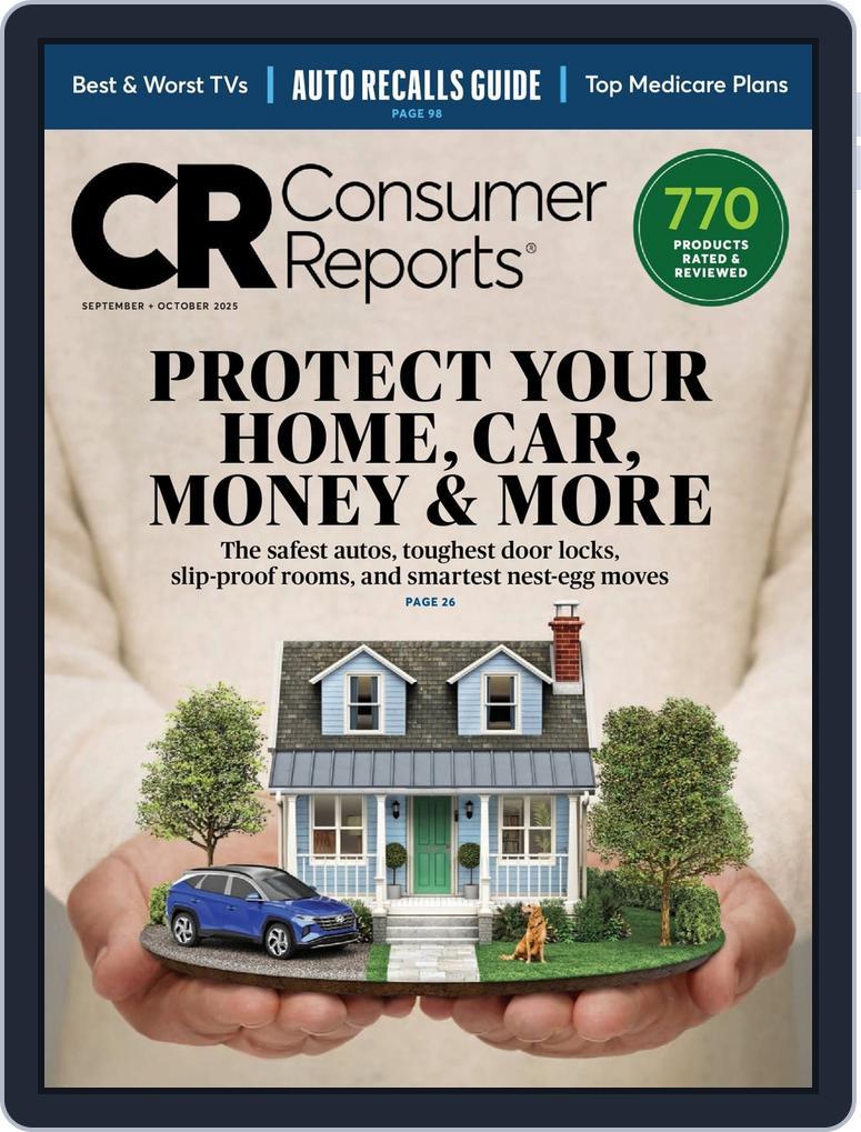 Consumer Reports September/October 2025 (Digital) - DiscountMags.com