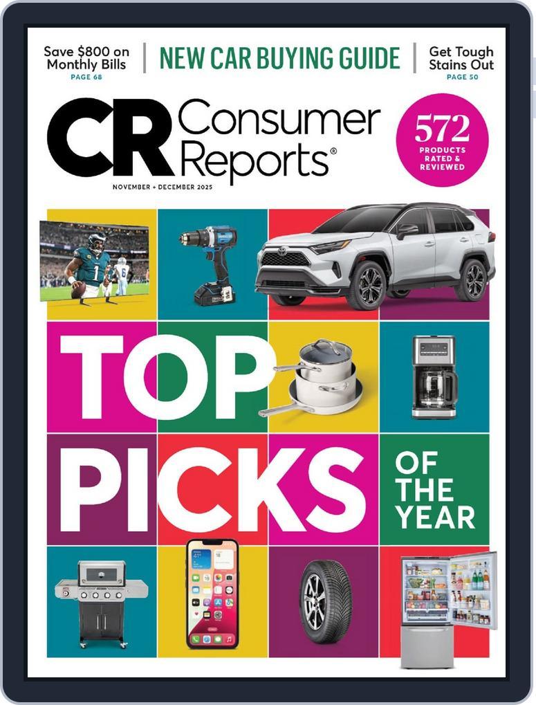 Consumer Reports November/December 2025 (Digital) - DiscountMags.com