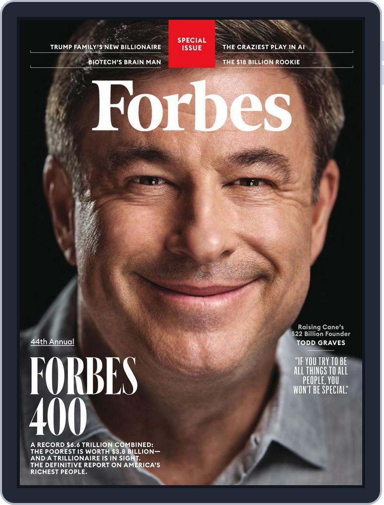 Forbes October / November 2025 (Digital) - DiscountMags.com