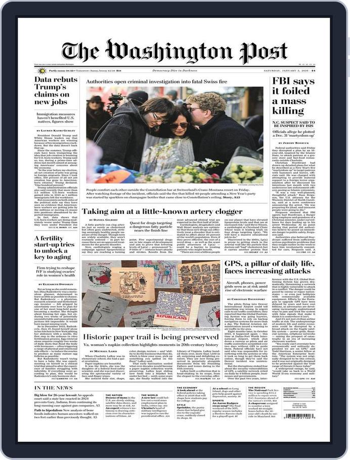 The Washington Post January 03, 2026 (Digital) - DiscountMags.com