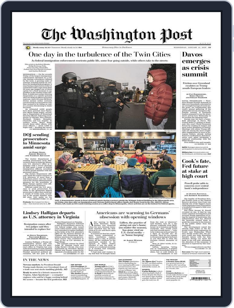 The Washington Post January 21, 2026 (Digital) - DiscountMags.com
