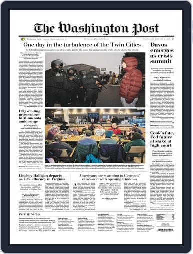 Washington Post Label The Washington Post January 21, 2026 (Digital) - DiscountMags.com