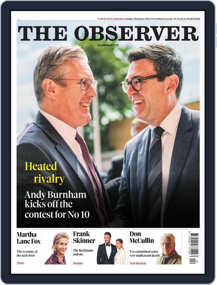 Observer Back The Observer January 25, 2026 (Digital) - DiscountMags.com