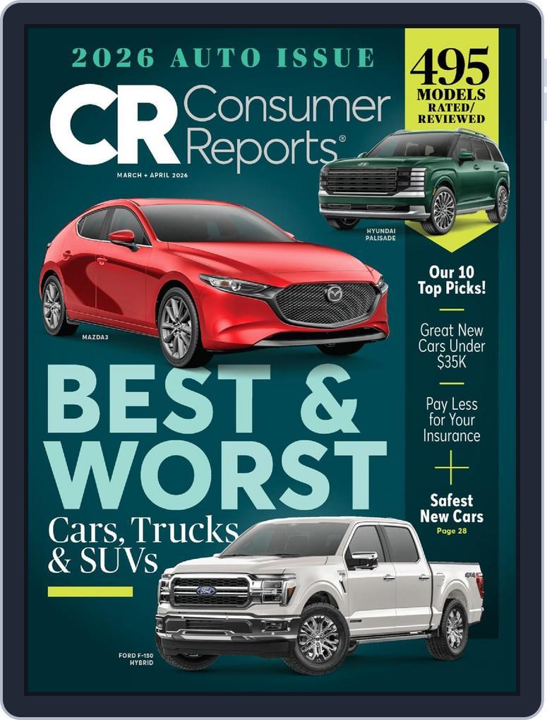 Consumer Reports March/April 2026 (Digital) - DiscountMags.com